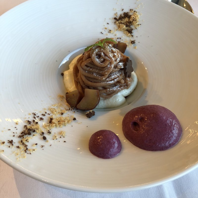 パティシエ特製季節のデザート  モンブラン(リストランテ オルケストラータ （Ristorante L'Orchestrata）)