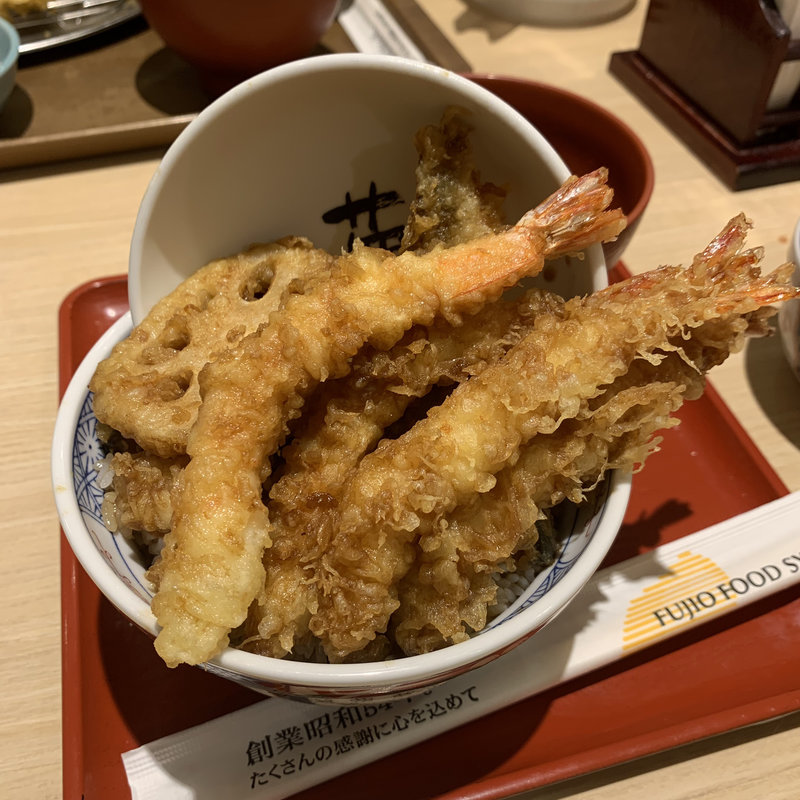 エビ天4つ乗せ丼(天麩羅えびのや)