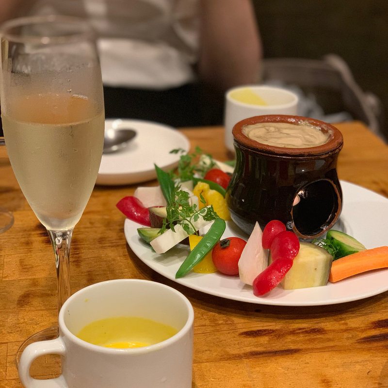 菜園風バーニャカウダ(大衆ビストロ 匠)