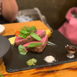 黒毛和牛赤身の肉汁爆発焼き 200ｇ(大衆ビストロ 匠)