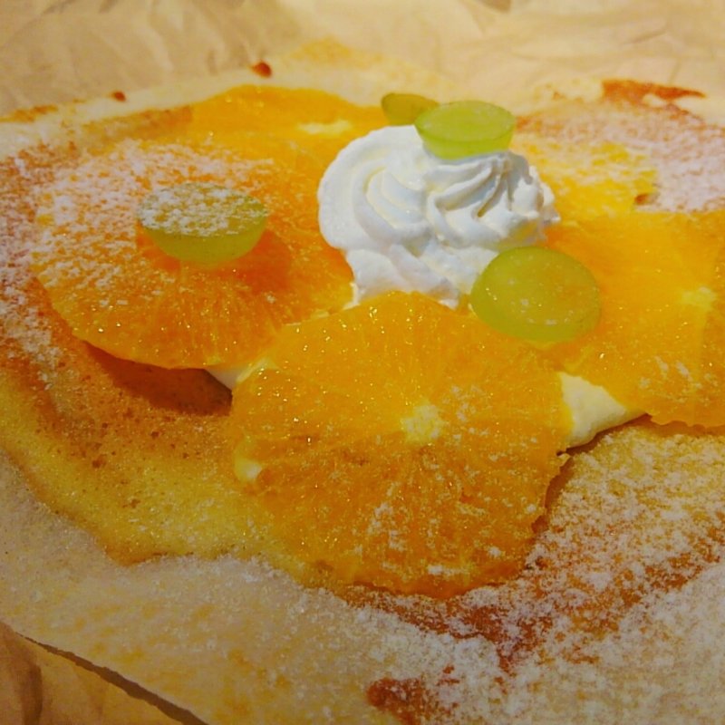 新感覚クレープパリクレオレンジ(カフェ ド ガモヨン （café de GAMOYON）)