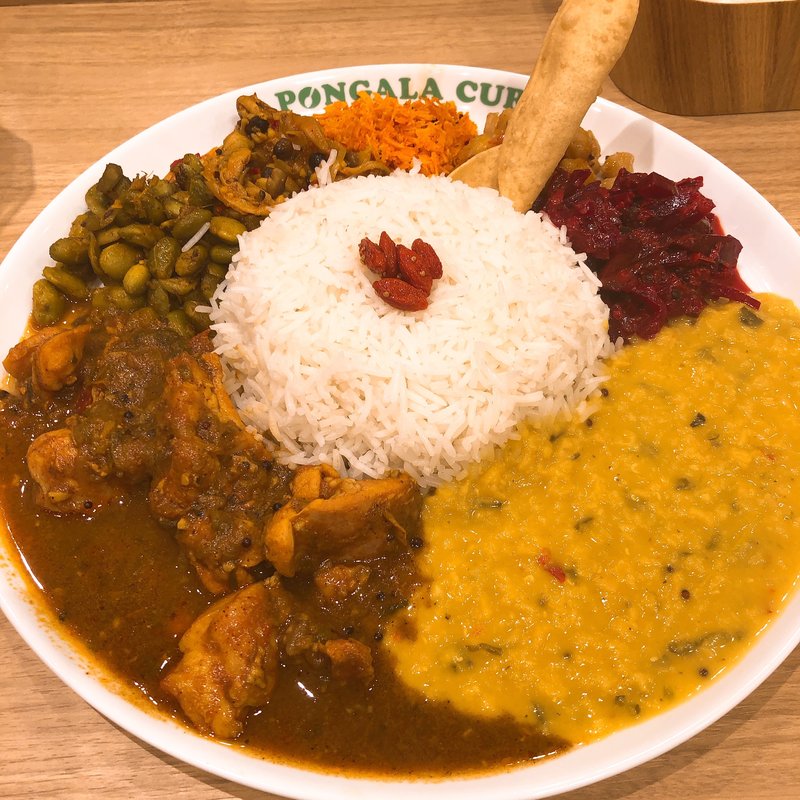 スリランカプレート(ポンガラカレー 赤坂アークヒルズ店)