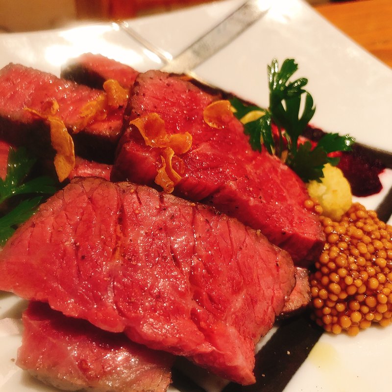 牛ステーキ（おまかせ）(バール　イルピアット （BAR ilpiatto）)