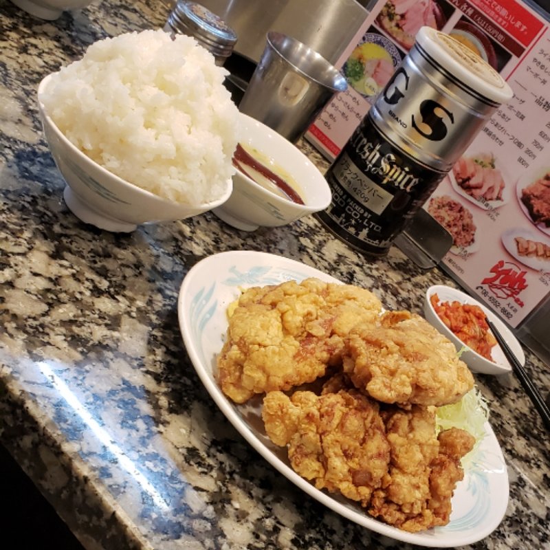 唐揚定食(らーめんコーさん 本店)