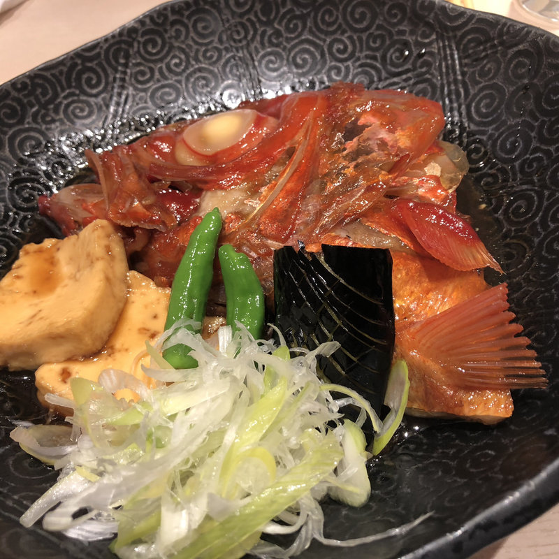 金目の兜煮(うまい鮨勘 熱海支店)
