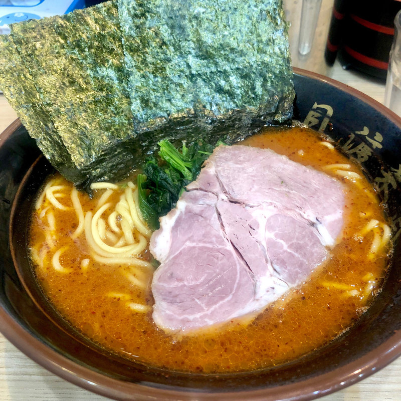 ラーメン並 +辛威武(横浜らーめん 二代目 渡来武)