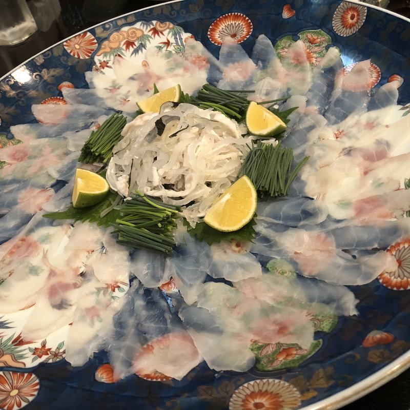 フグ刺し(山田や)