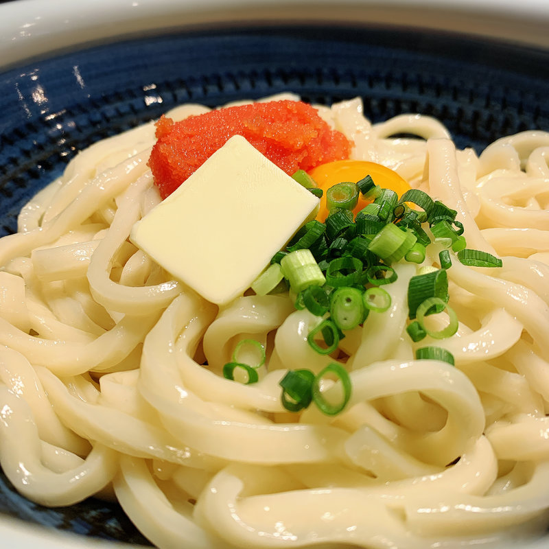 釜玉明太バターうどん(饂飩酒場もちこし)