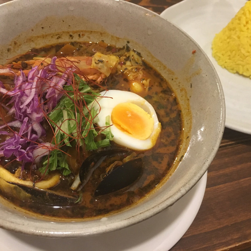 スープカレー(シーフード)(シドミド spice&café Sid Mid)