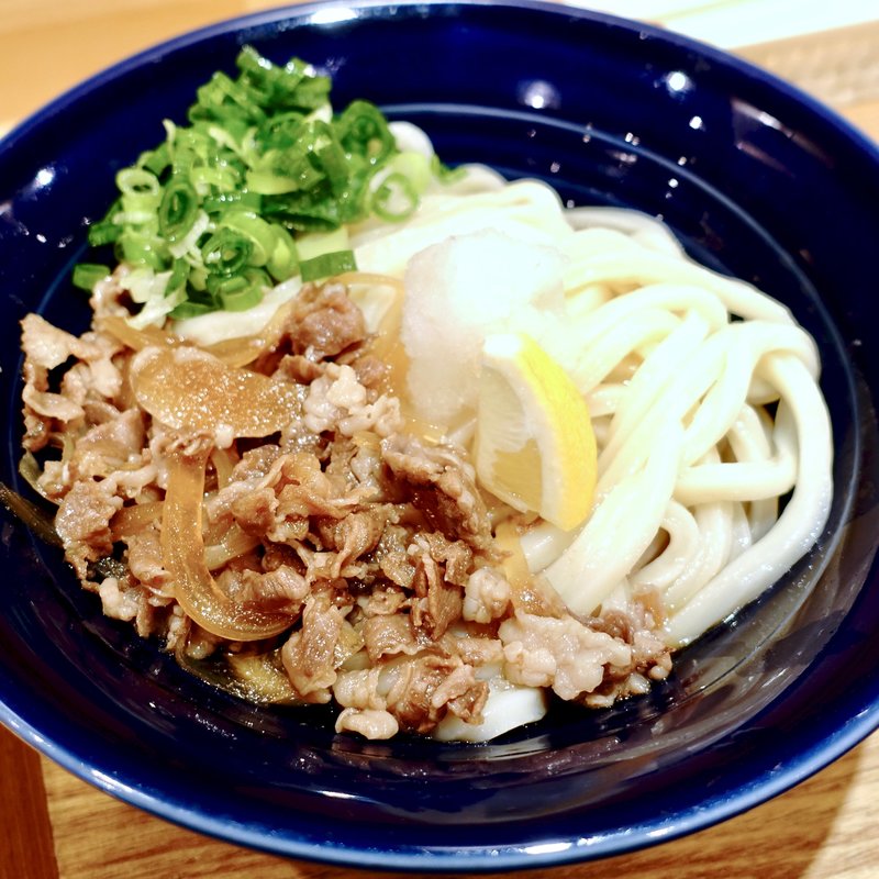 和牛肉ぶっかけうどん（冷）(きりん屋)