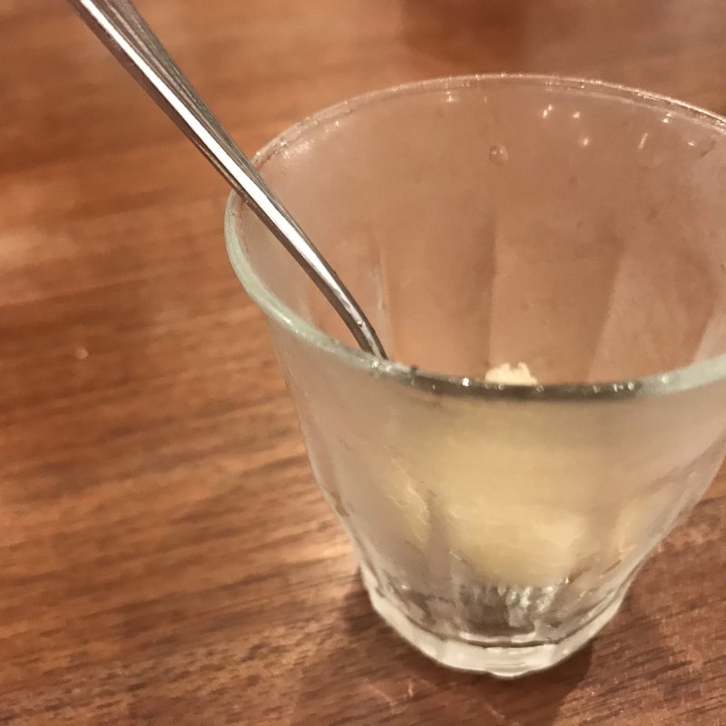 おまかせコースB お口直しのグラニテ(ビストロモーベギャルソン)