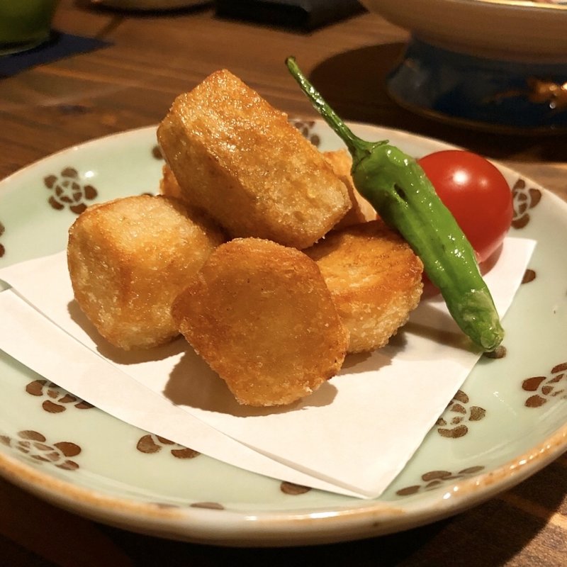 里芋の唐揚げ(kelp)