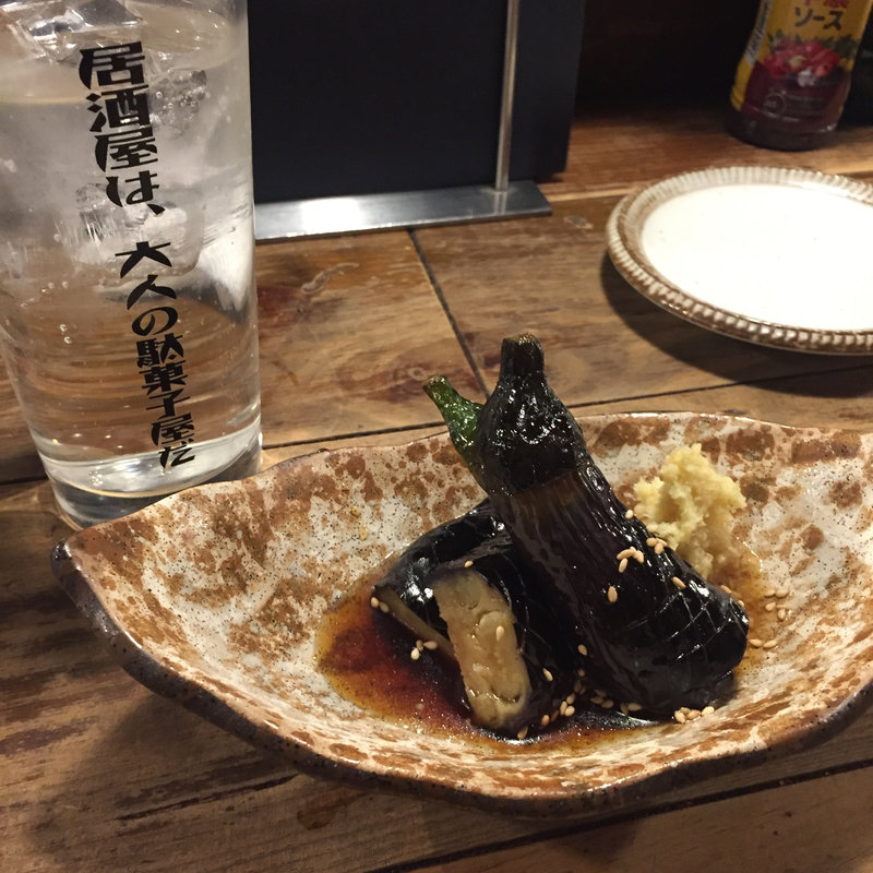 なす煮浸し(居酒屋　ちょーちょ )