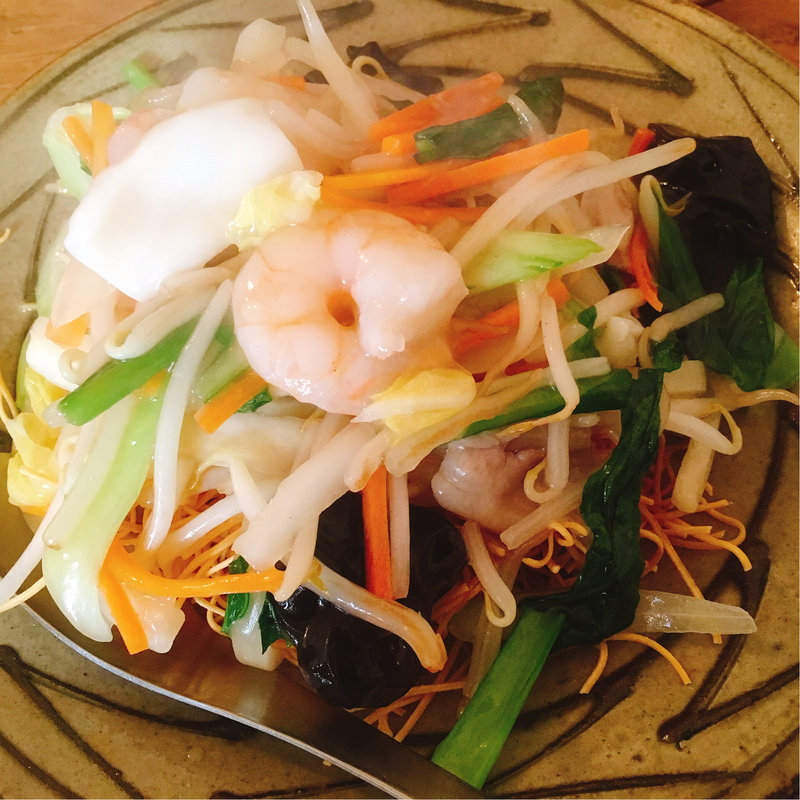 五目あんかけ焼麵定食(オトノハ)