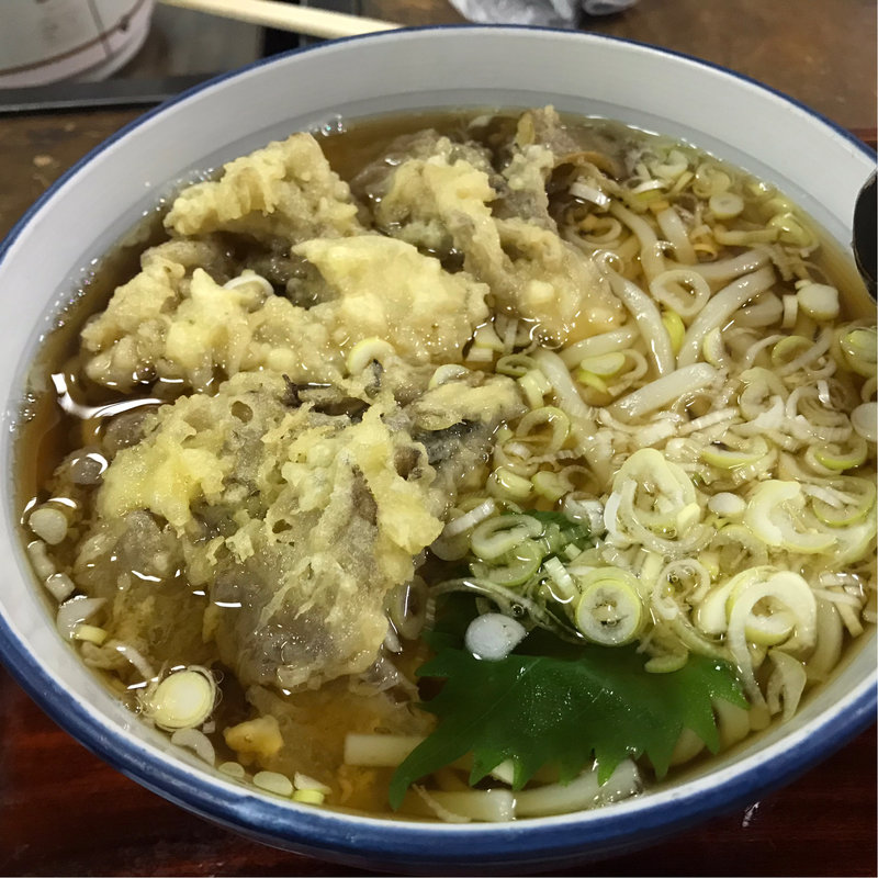 まいたけうどん(味らく茶や)