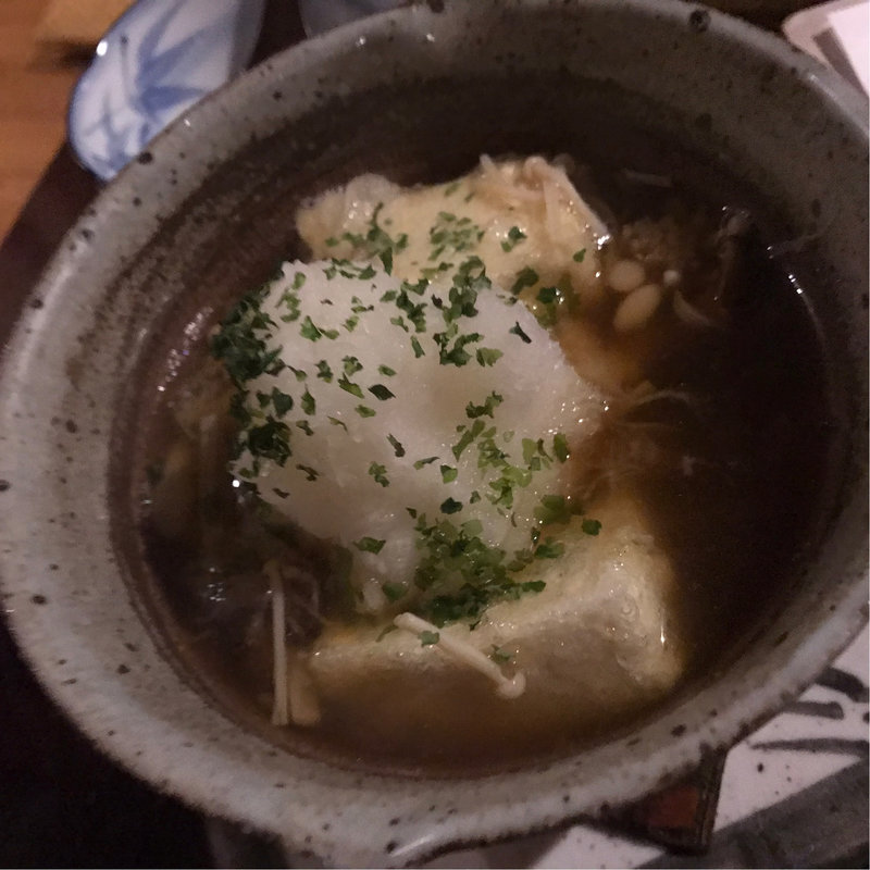 おろし揚げ出し豆腐(たるっぺ )