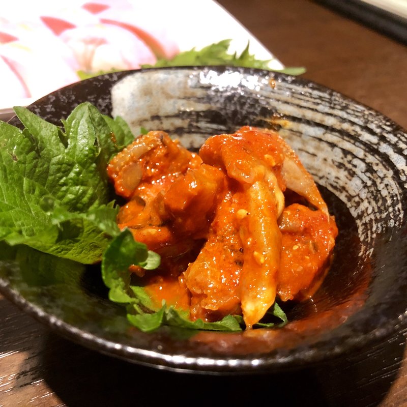 チャンジャ(鉄板居食屋 進)