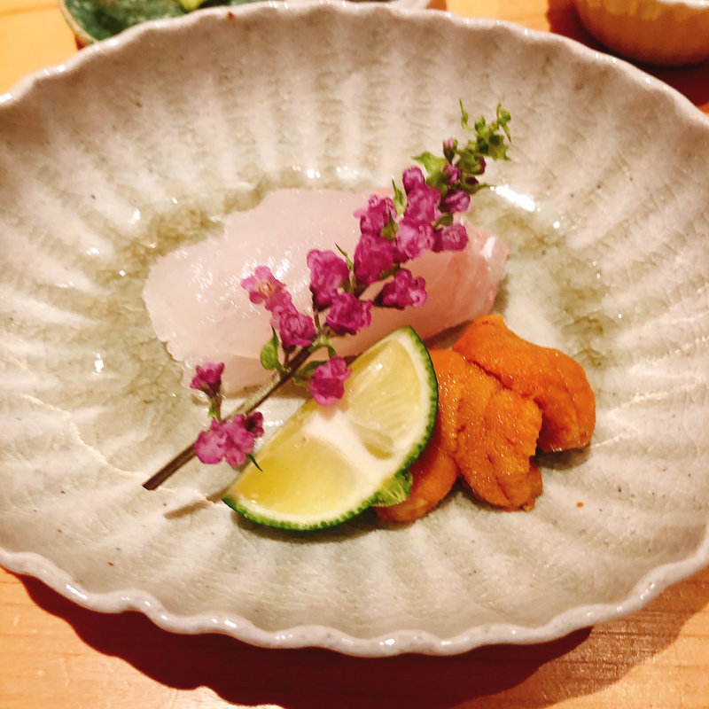 まこがれいの刺身(鮨 大地 )