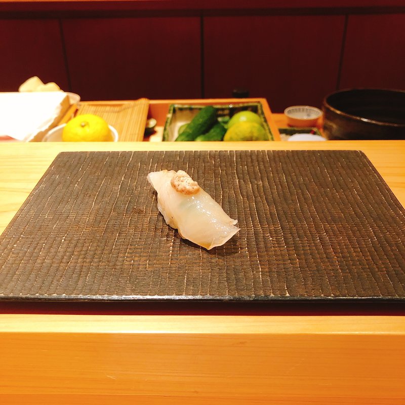 鰈の握り きものせ(鮨 大地 )