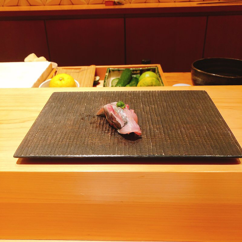 鯵の握り(鮨 大地 )