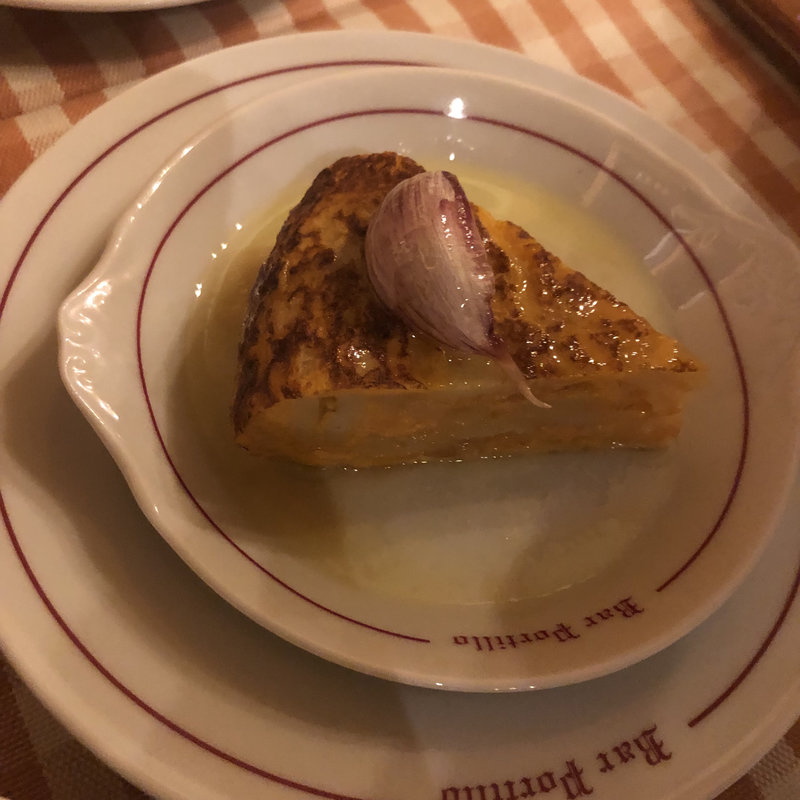 トルティージャのピンチョ(バル ポルティージョ （Bar Portillo）)