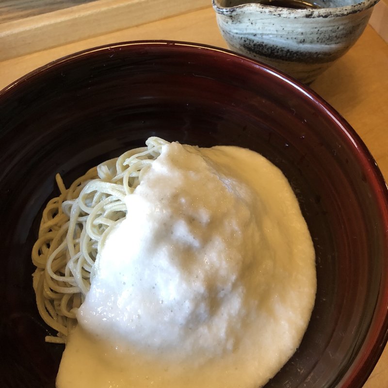 大和芋とろろそば(冷)(蕎麦 文目堂)