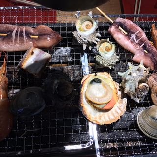 海鮮BBQ食べ放題(80分)(漁師の浜焼 あぶりや)