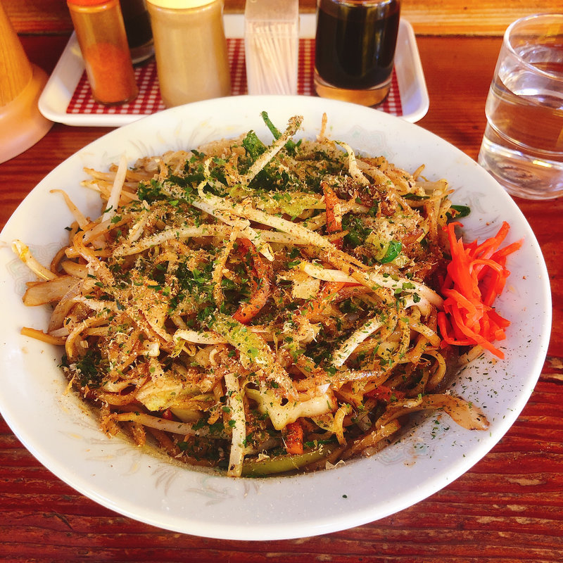 野菜焼きそば大盛り(五平茶屋 )