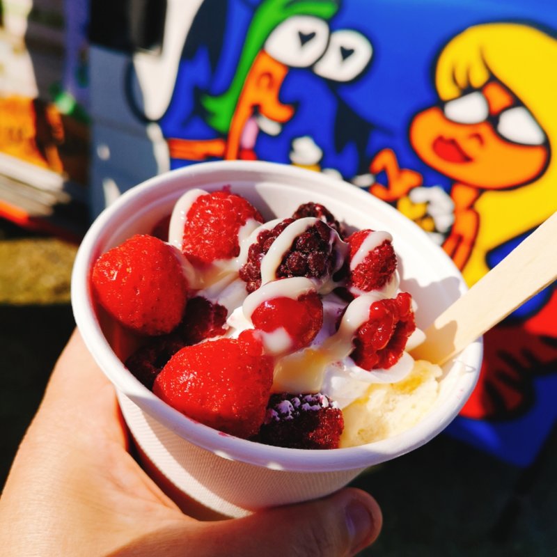 ミックスベリーのカップインフレンチトースト(ぴぃちゃんち)