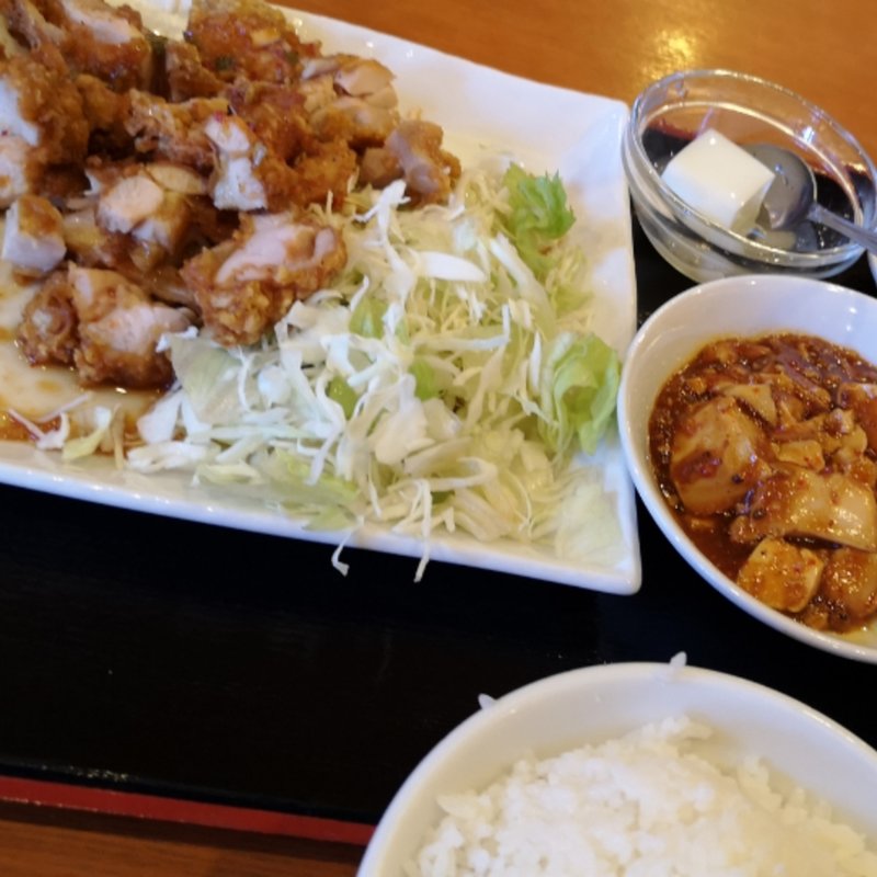 油淋鶏定食(青山一品 中野坂上店)
