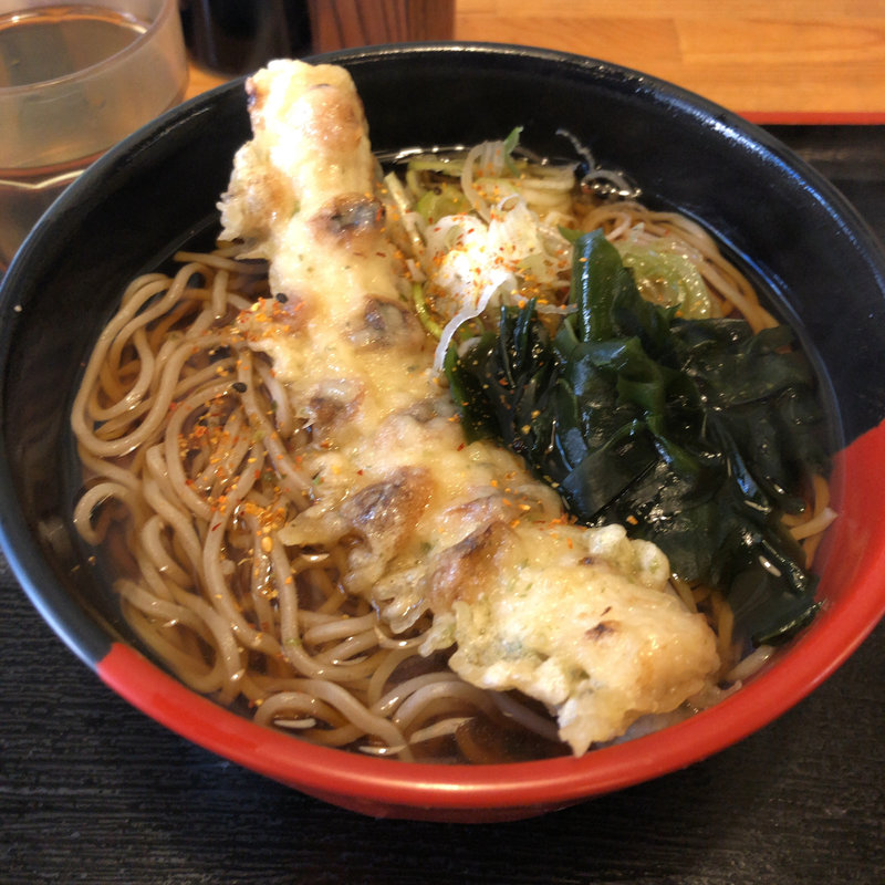 竹輪天そば(蕎麦たつ )