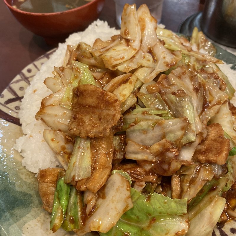 ホイコーロ定食(えぞ松 神楽坂店)