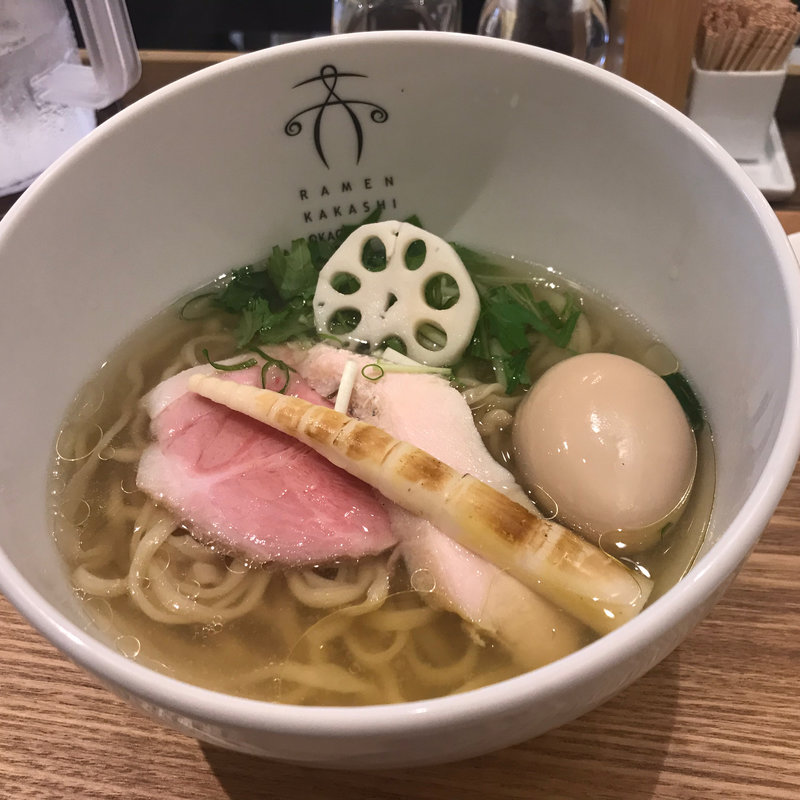 鶏清湯塩(味玉付き)(案山子)