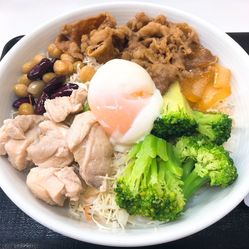 ライザップ牛サラダ 野菜増し(吉野家 １１８号線会津若松南店 )