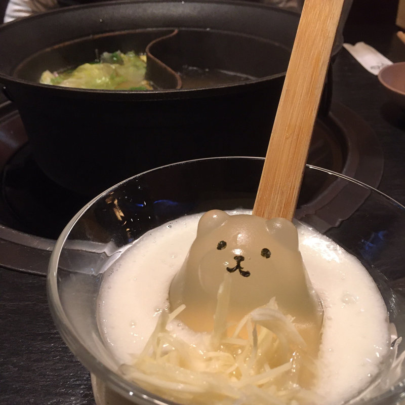 生姜とろろだし(しゃぶしゃぶ温野菜)