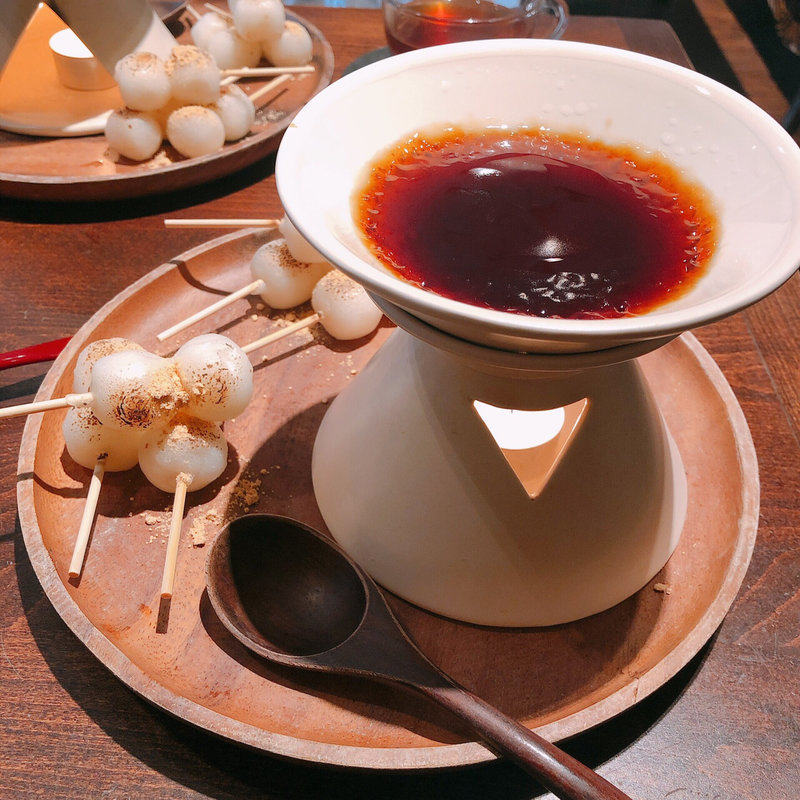 お団子フォンデュ(新宿御苑 ろまん亭)