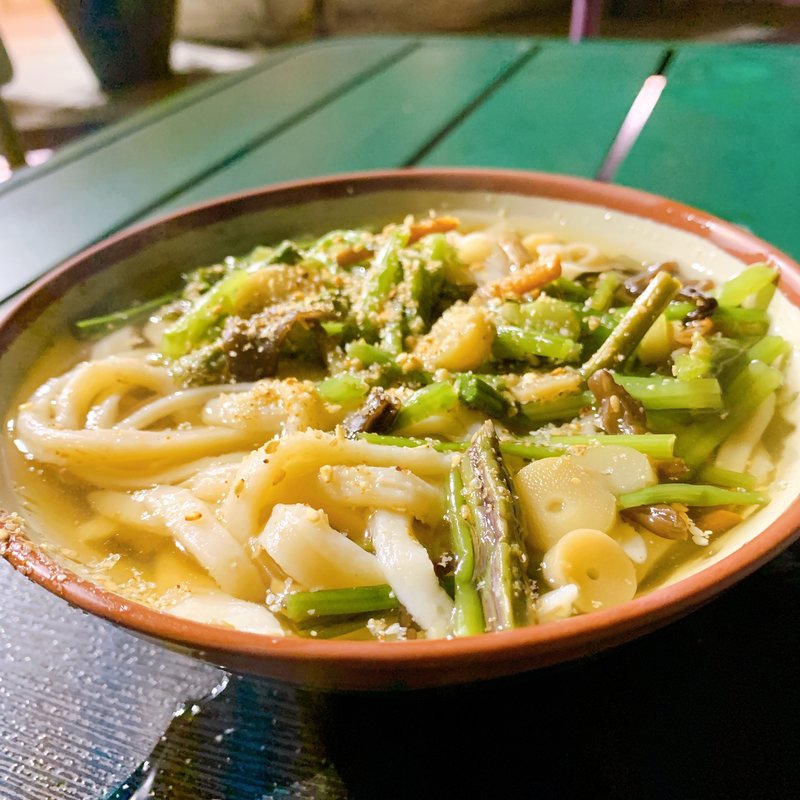 山菜うどん(かるかや　西武池袋店)