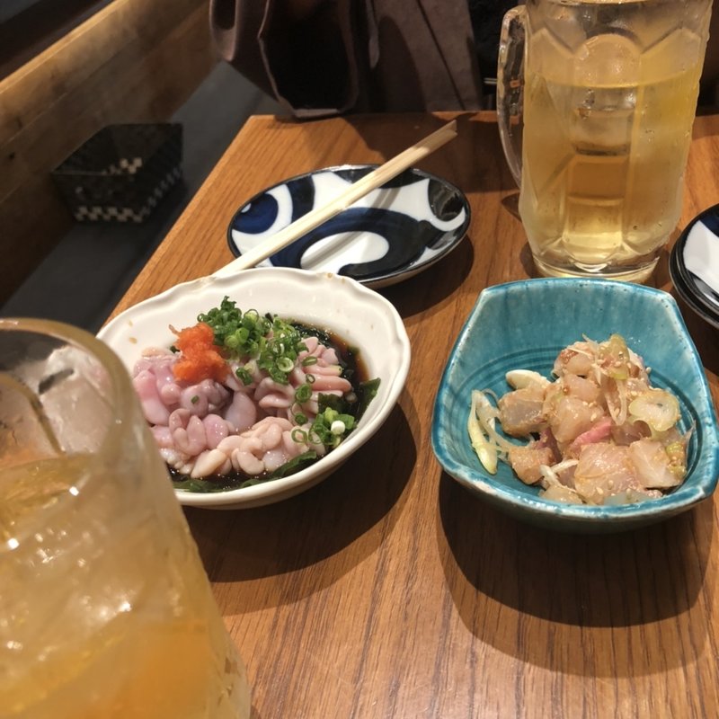 白子ポン酢(地鶏と焼酎 すもも)