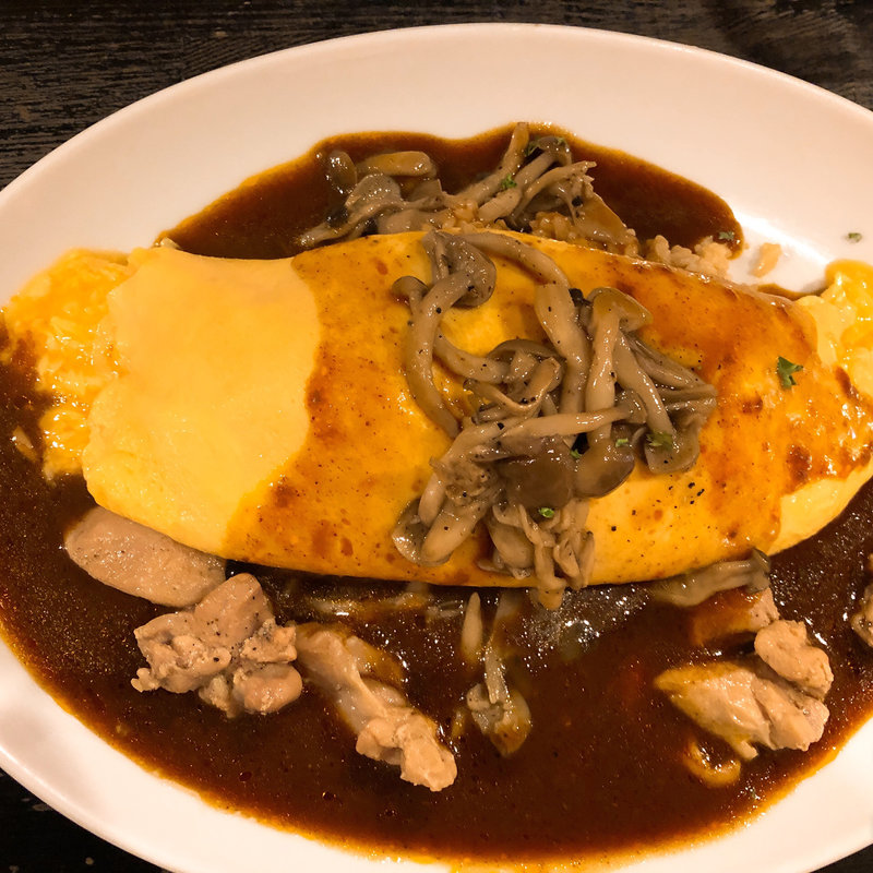 チキンオムライス(長屋オムライス 大阪駅前第一ビル店 )