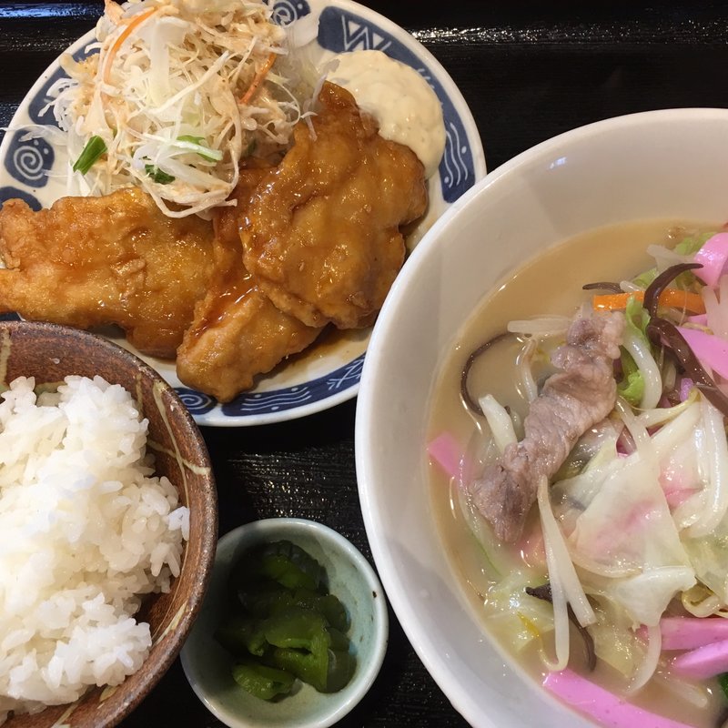 小ちゃんぽんチキン南蛮セット(ちゃんぽんセンター)