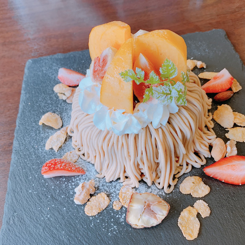 モンブランパンケーキ(フルーツキッチン ほのか （fruit kitchen 歩乃果）)