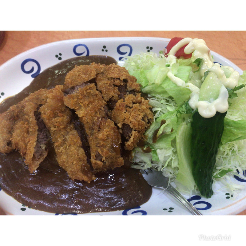 牛ヒレカツカレー(スタミナカレーの店バーグ 杉田本店)