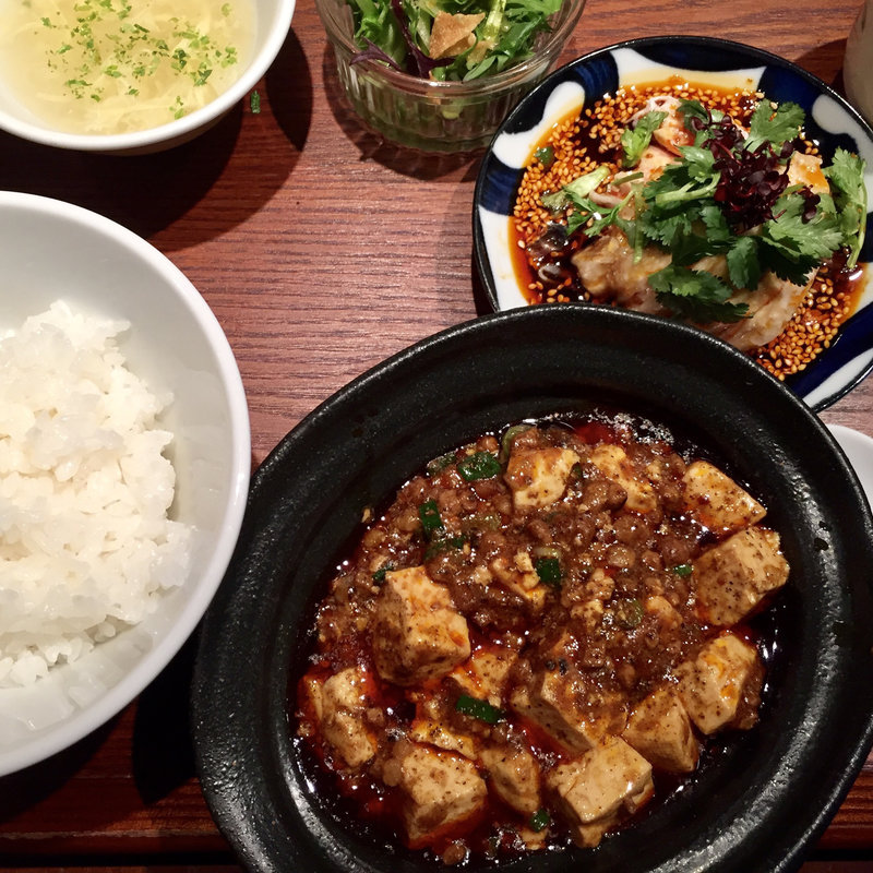 麻婆豆腐ランチ(中華旬彩森本)