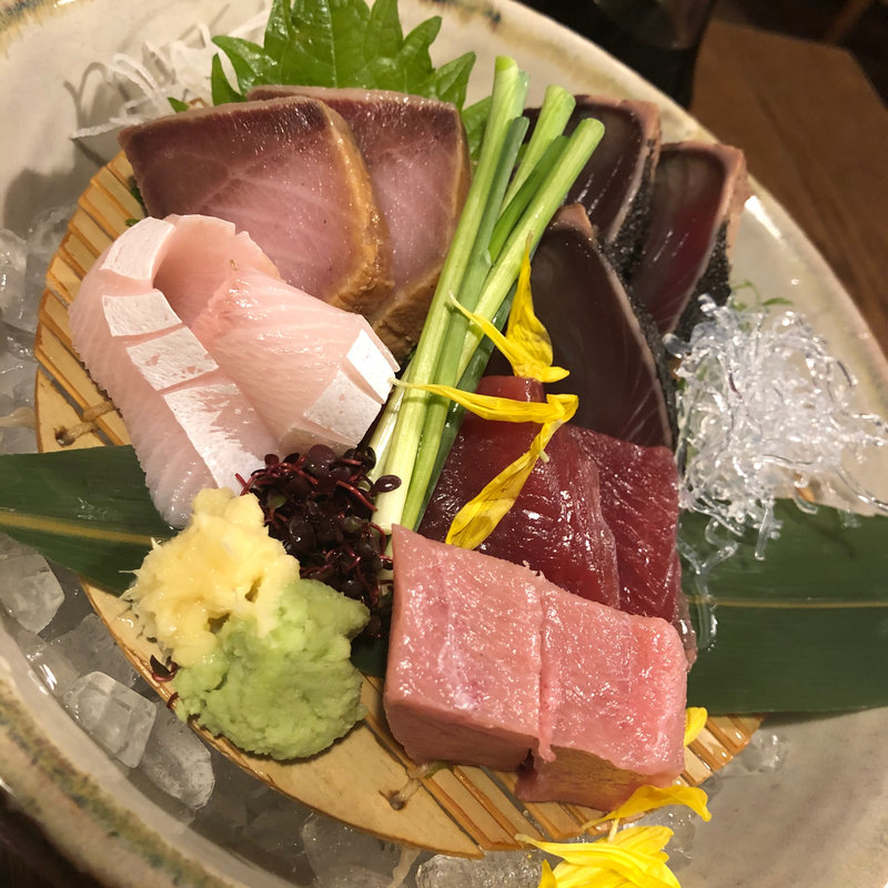 刺身の五種盛り(こだわりもん一家 千葉店 )