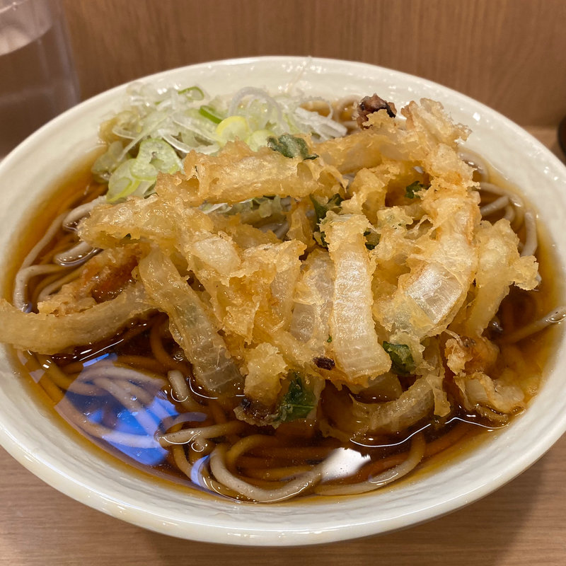 天ぷらそば(かのや新橋銀座口店)