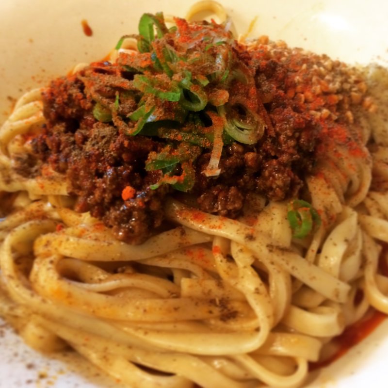 汁なし坦々麺(麺庵ちとせ)