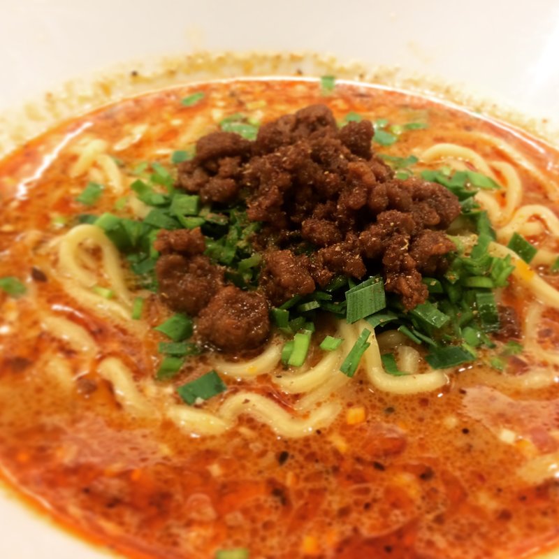 担々麺 太麺(香噴噴 東京木場)