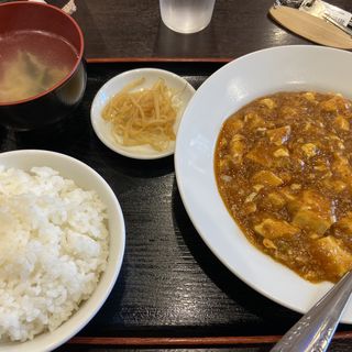 麻婆豆腐定食(中国料理和平飯店)