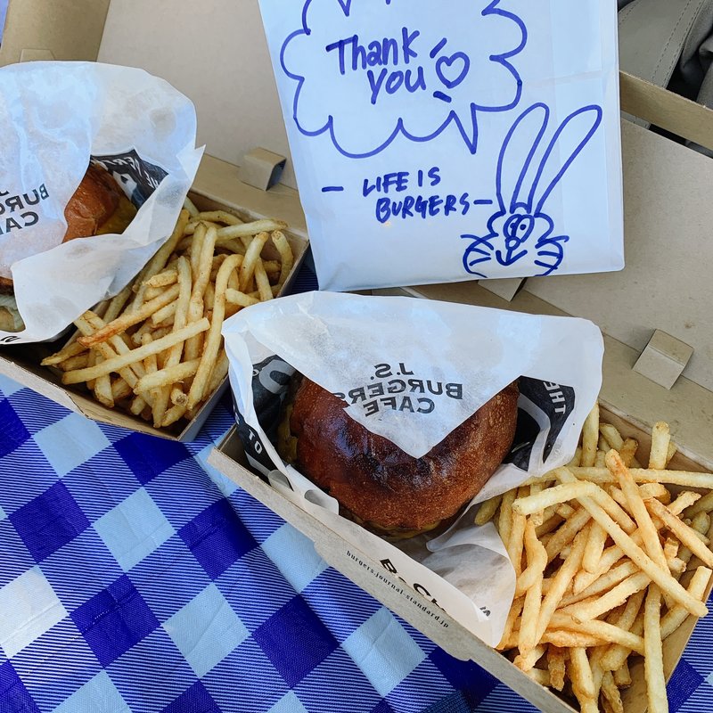 チェダーチーズバーガー(J.S. BURGERS CAFE 渋谷店)