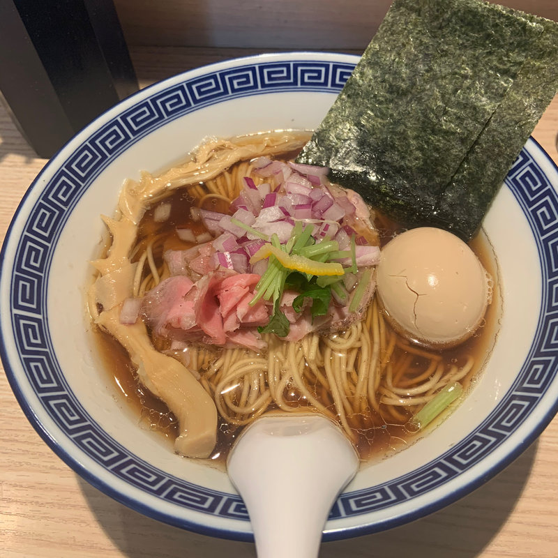 味玉あご煮干しそば(中華そば 竹むら)